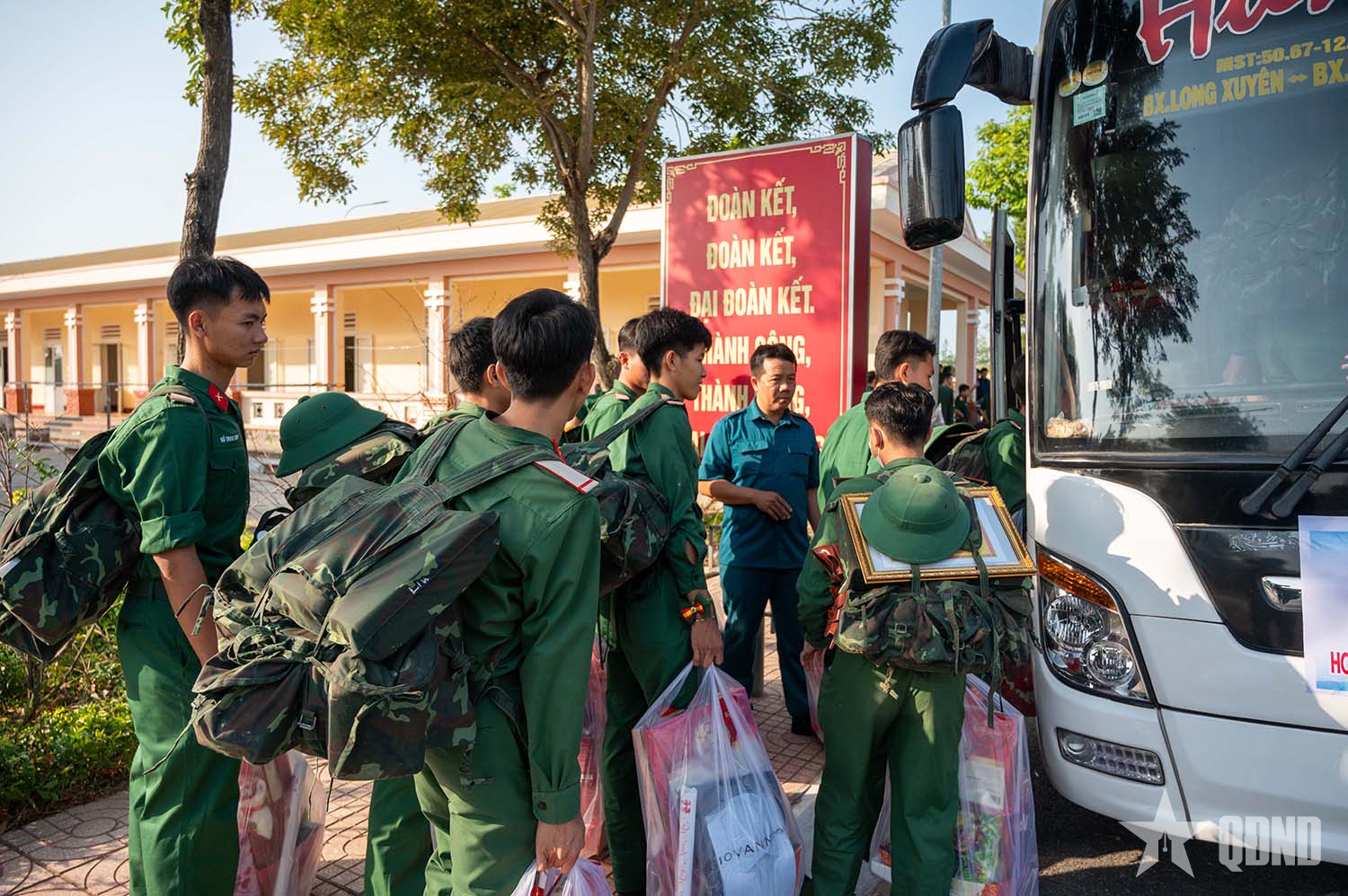 An Giang: Tiễn quân nhân hoàn thành nghĩa vụ quân sự tại ngũ năm 2026